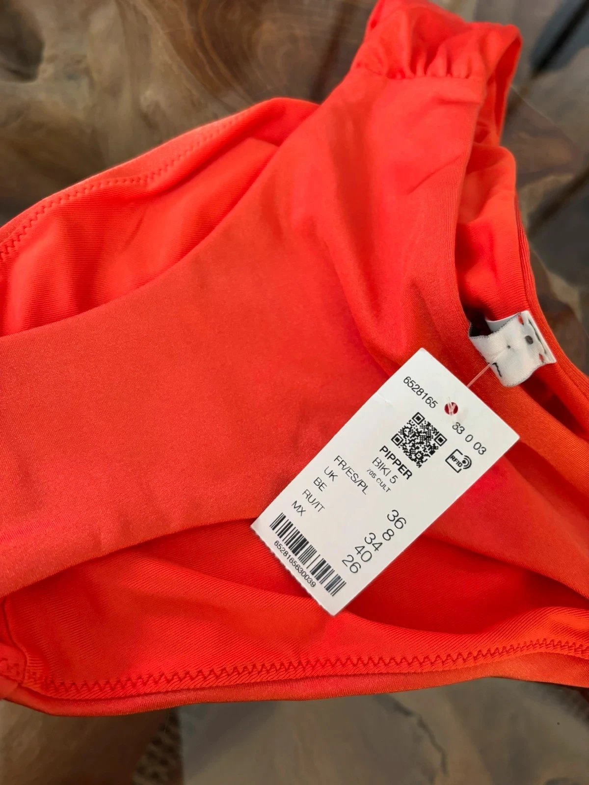 Bas de maillot de baño Etam naranja brillante 36 – photo 4